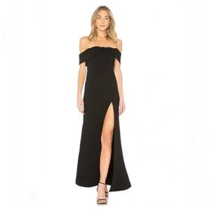 Elegant Black Off-Shoulder Dress